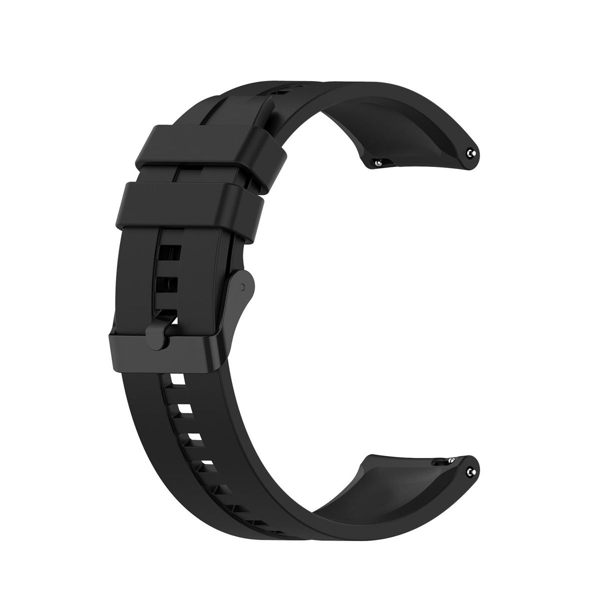 Watch Wrist Strap 2022mm Adjustable Length Watchband Belt Black