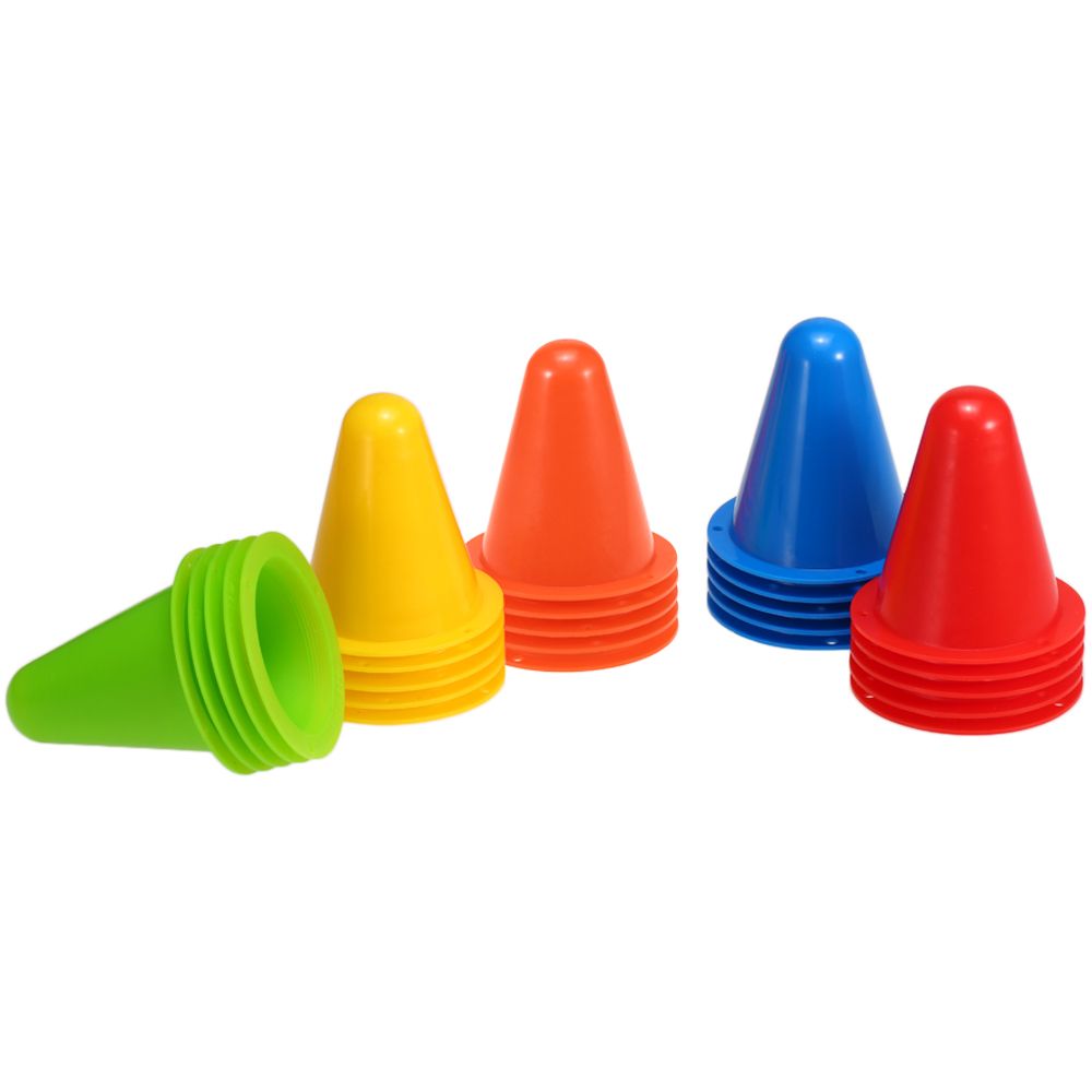 25 Pack / 50 Pack Mini Sports Agility Marker Cones For Kids