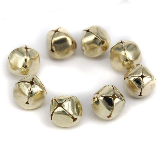 100Pcs 15mm  XMAS Jingle Bells For Jewelry FINDINGS Decoration