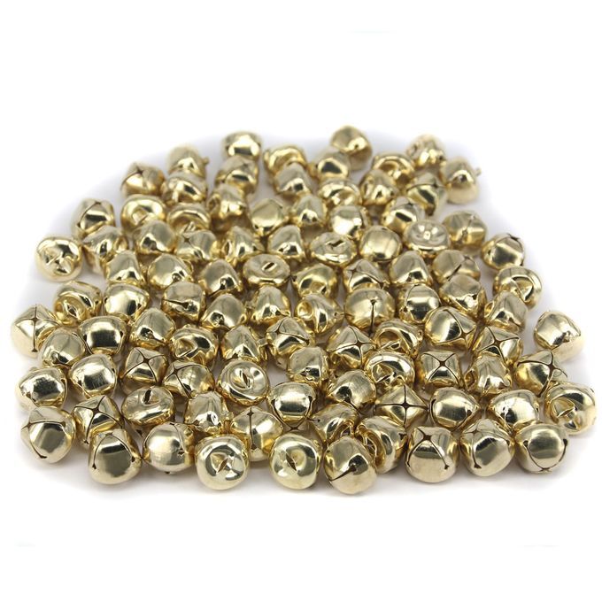 100Pcs 15mm  XMAS Jingle Bells For Jewelry FINDINGS Decoration