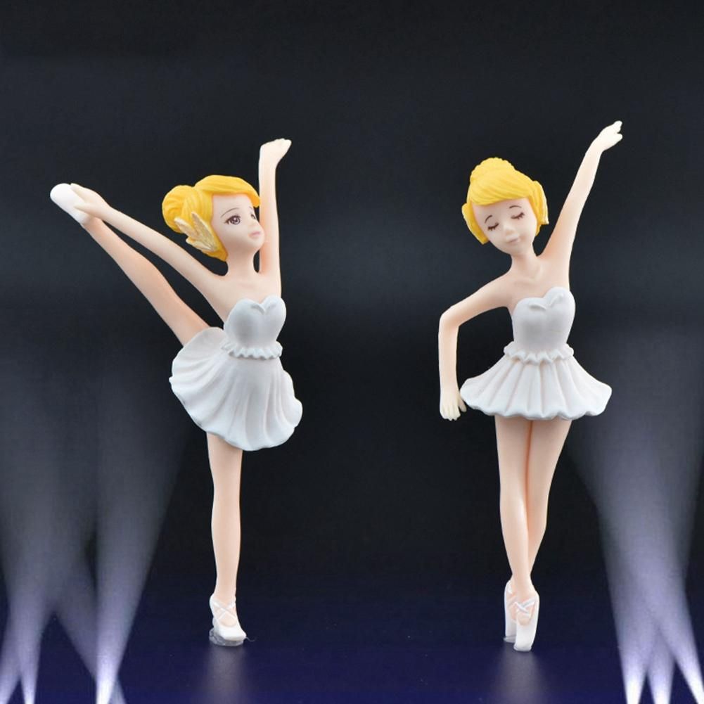 4Pcs Miniature Ballet Girl Figure Desktop Collection Cake