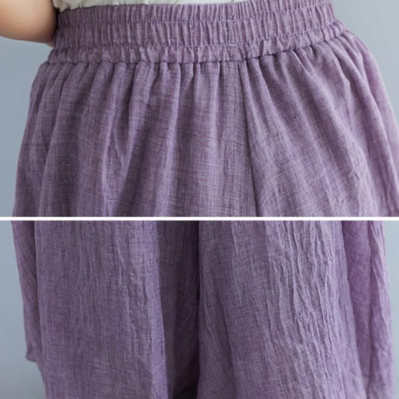 Women's pants Summer chiffon wide leg pants
