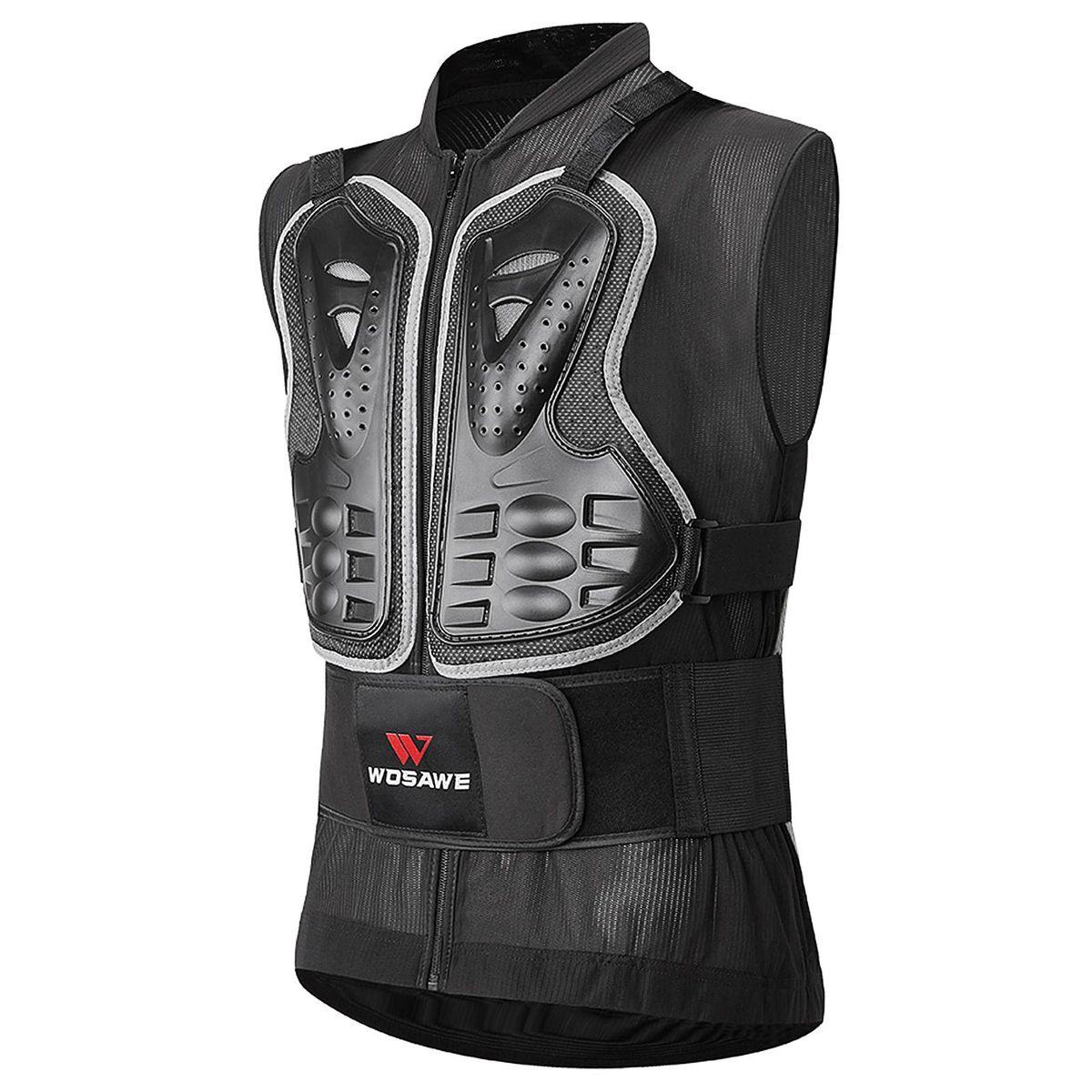 Body Chest Spine Protector Armor Vest for Skiing Skating Motorcycling Mountain Biking