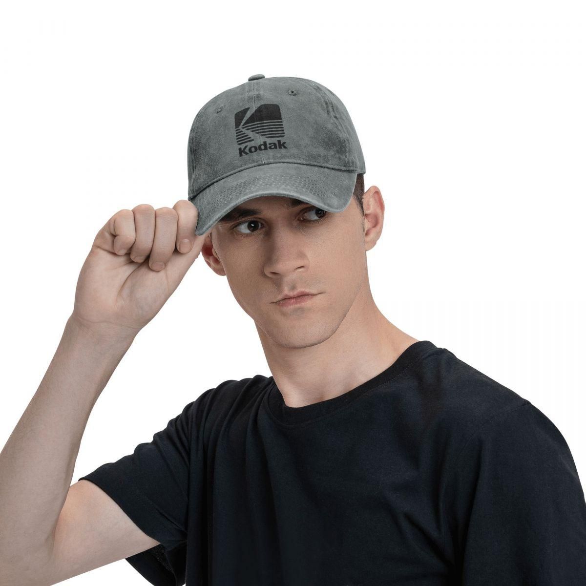 Classic Jeans Kodak Photography Logo Baseball Cap Dad Baseball Hat Snapback