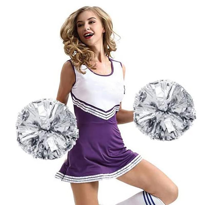 Metallic Foil Cheerleader Pom Poms Cheerleader Pom Poms 10