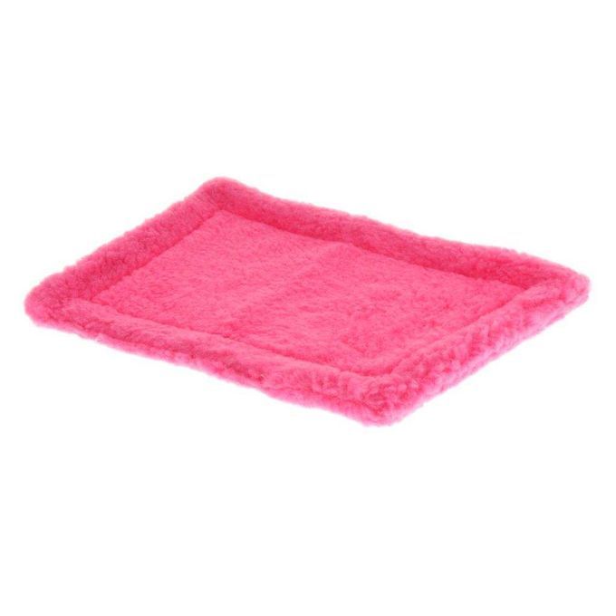 2PCS Cute Animal Rabbit Squirrel Hamster Washable Bed Winter Rose Red