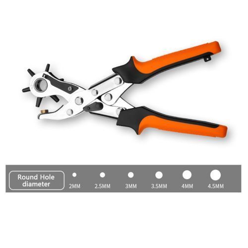Hole Puncher Round Holes Professional Leather Hole Punch Tool For Belts Watch Shoe Bag Strap