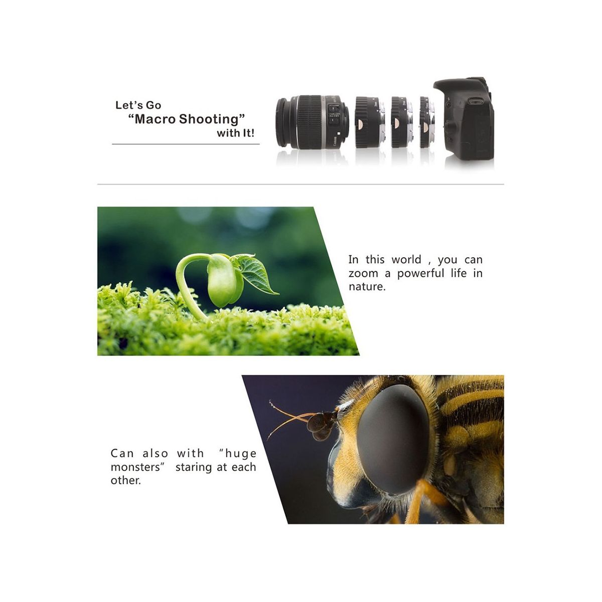 N--A Auto Focus Macro Extension Tube Ring for D90 D3000