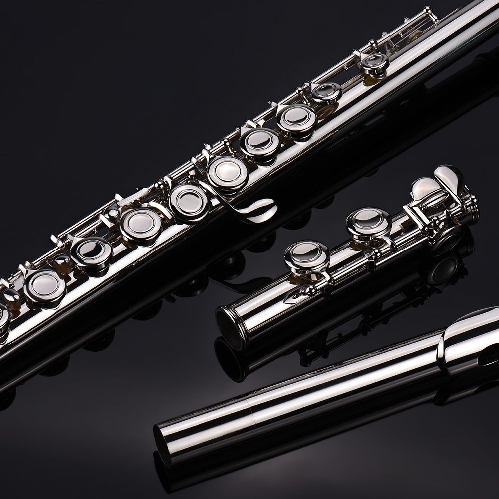 Western Concert Flute Nickel Plated 16 Holes C Key