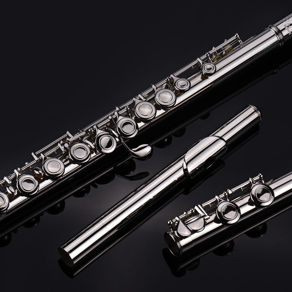 Western Concert Flute Nickel Plated 16 Holes C Key