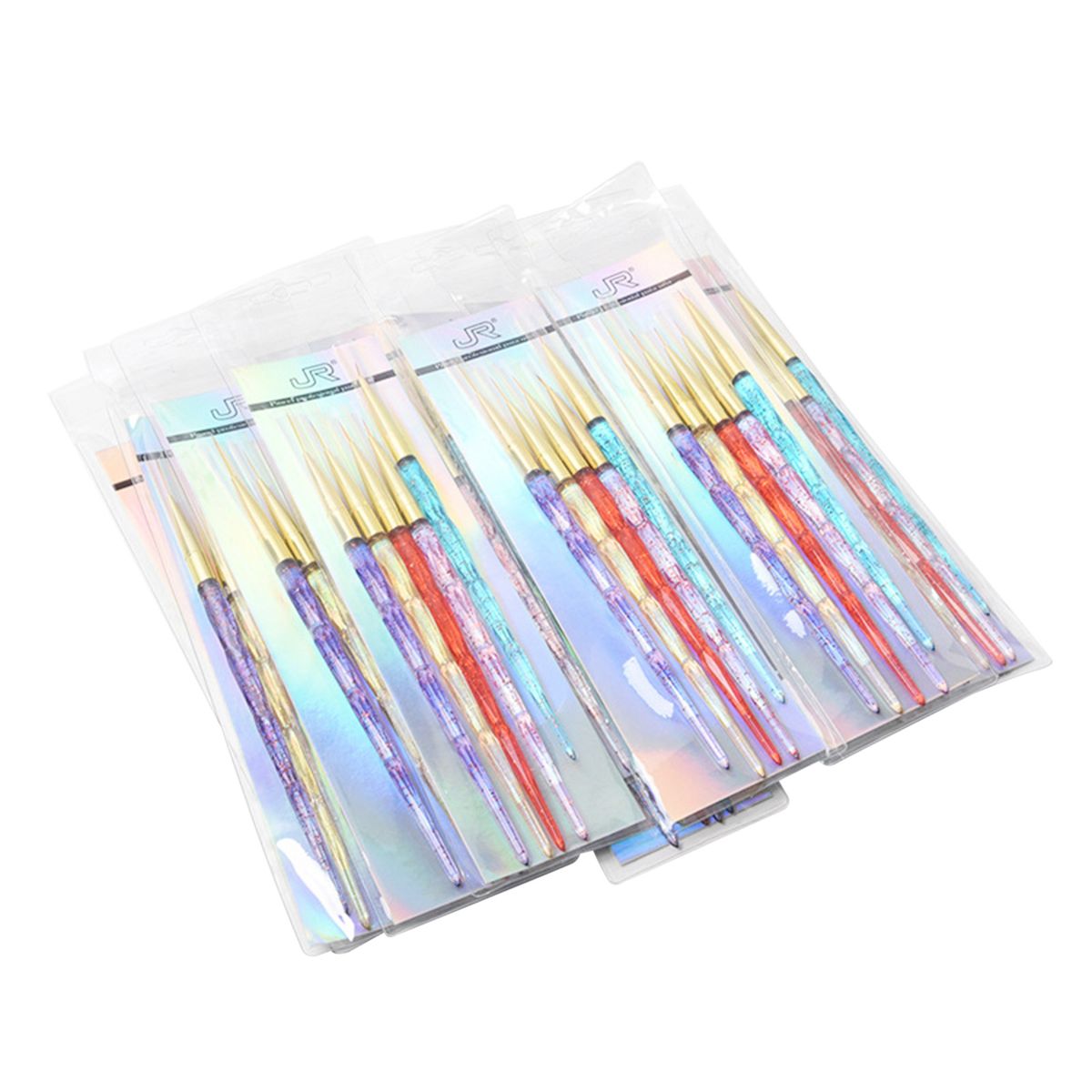 Nail Drawing Pen 5PCS Nail Pen Crystal Pens Brushes For Nail