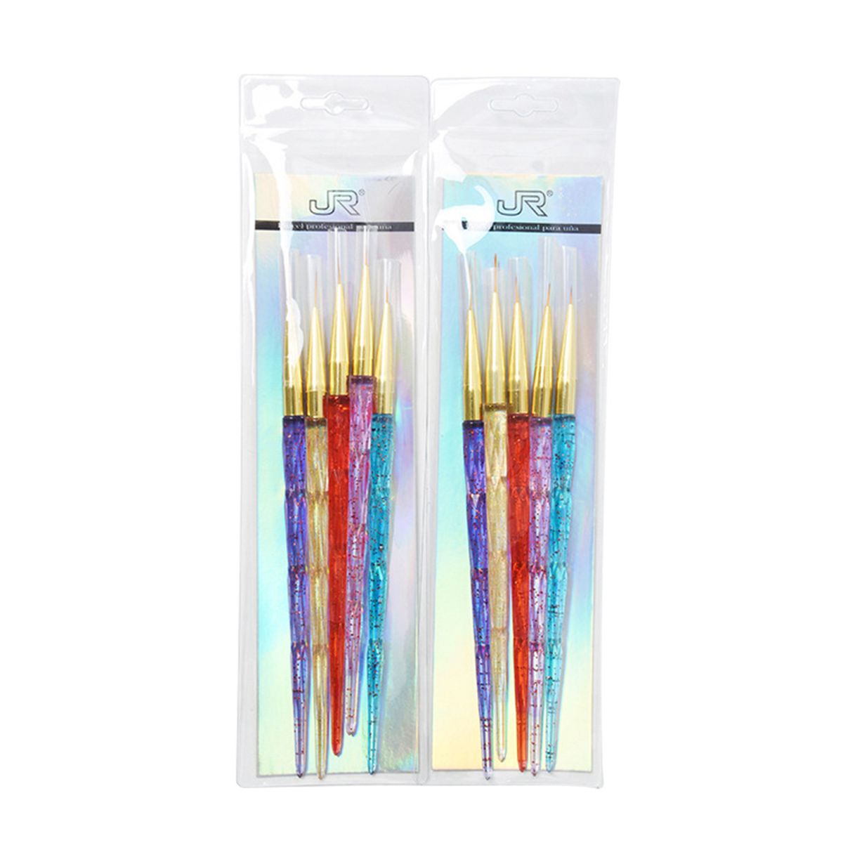 Nail Drawing Pen 5PCS Nail Pen Crystal Pens Brushes For Nail
