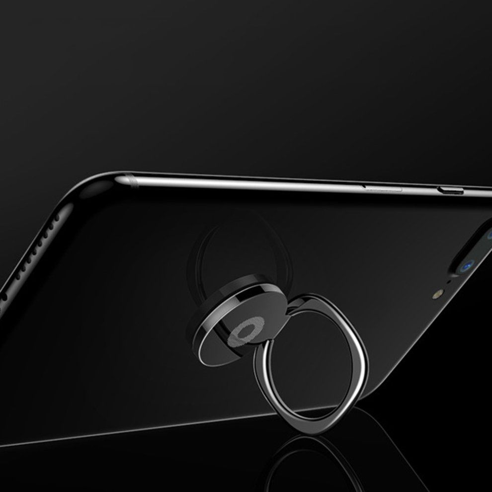 Finger Ring Holder 360 Degree Mobile Phone Smartphone Finger Stand Holder-black