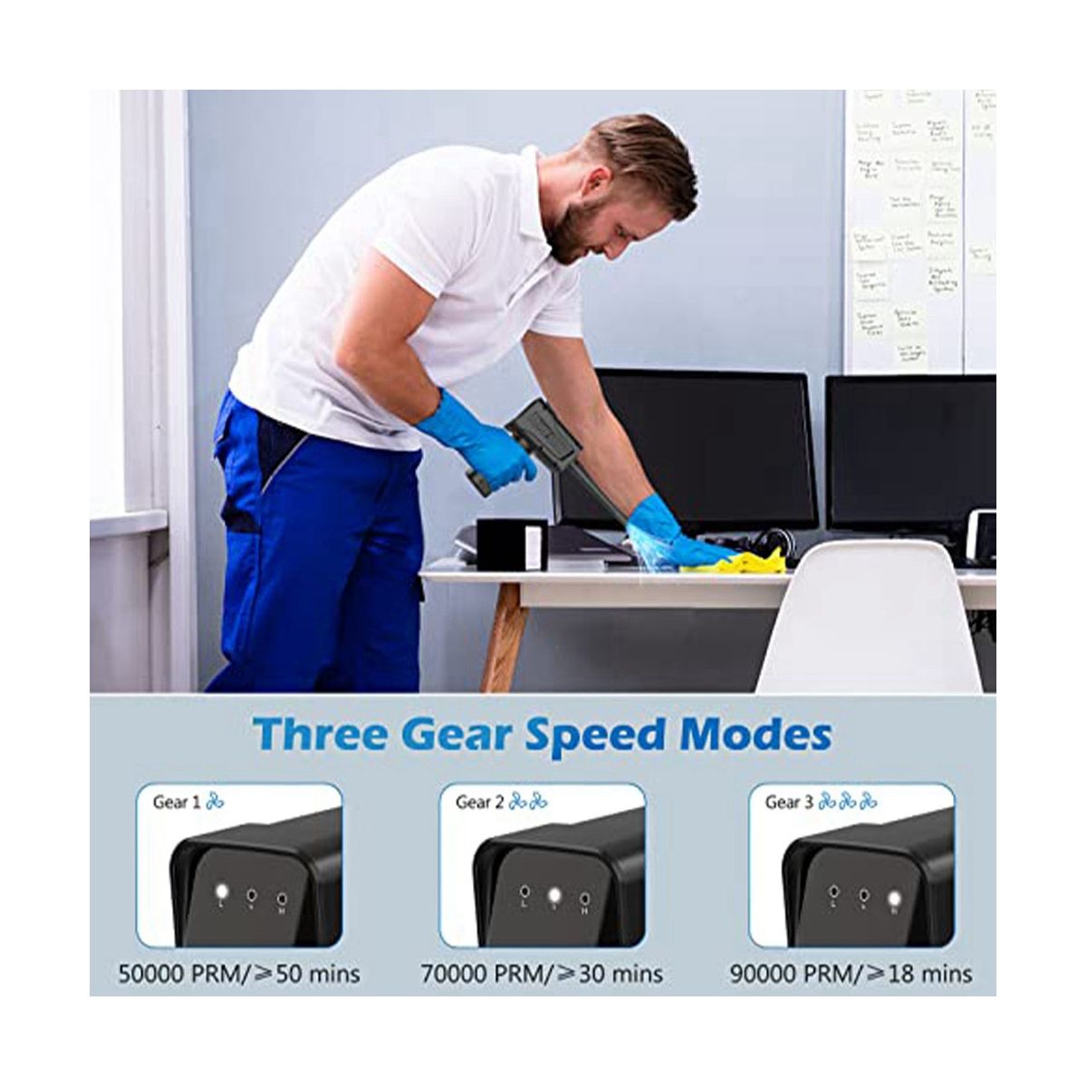 Dust Blower Electric Compressed Air Spray, PC Cleaning Set
