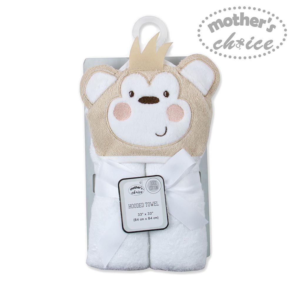 Baby Hooded Bath Towel Animal 100% Cotton