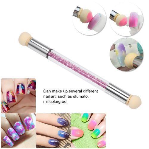 Sponge Brush Double Head Nail Brush Nail Paint Nail Tool