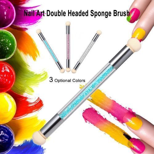 Sponge Brush Double Head Nail Brush Nail Paint Nail Tool