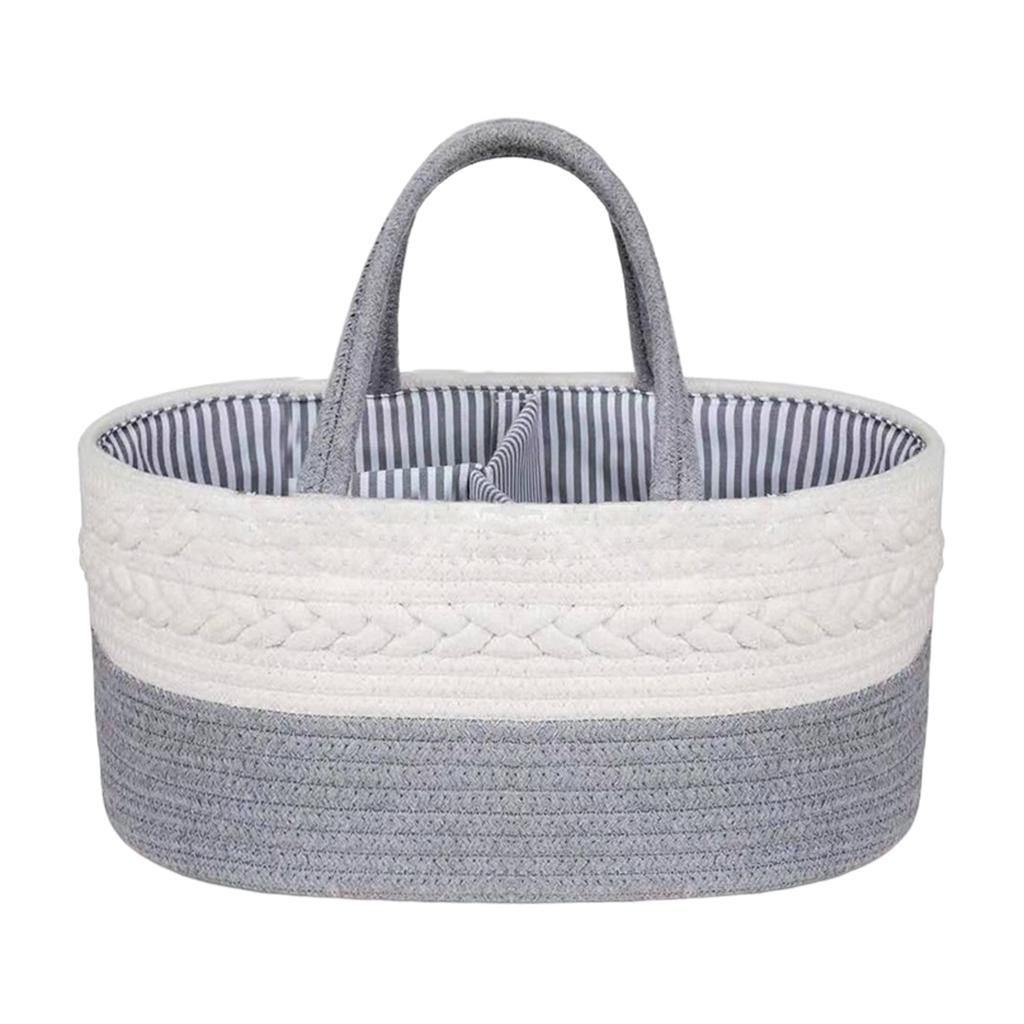 Baby Diaper Caddy Nursery Baby Toys Organizer Storage Bin Basket