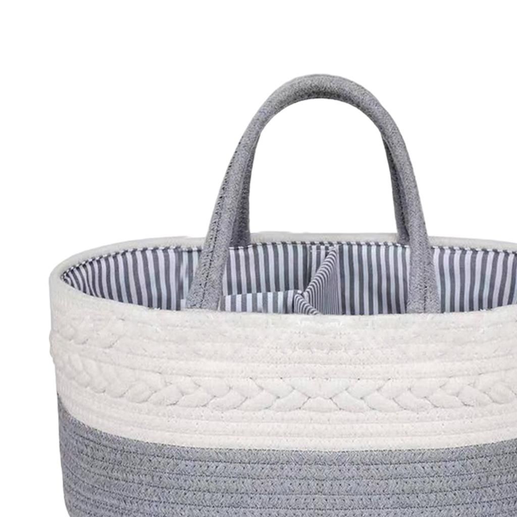 Baby Diaper Caddy Nursery Baby Toys Organizer Storage Bin Basket