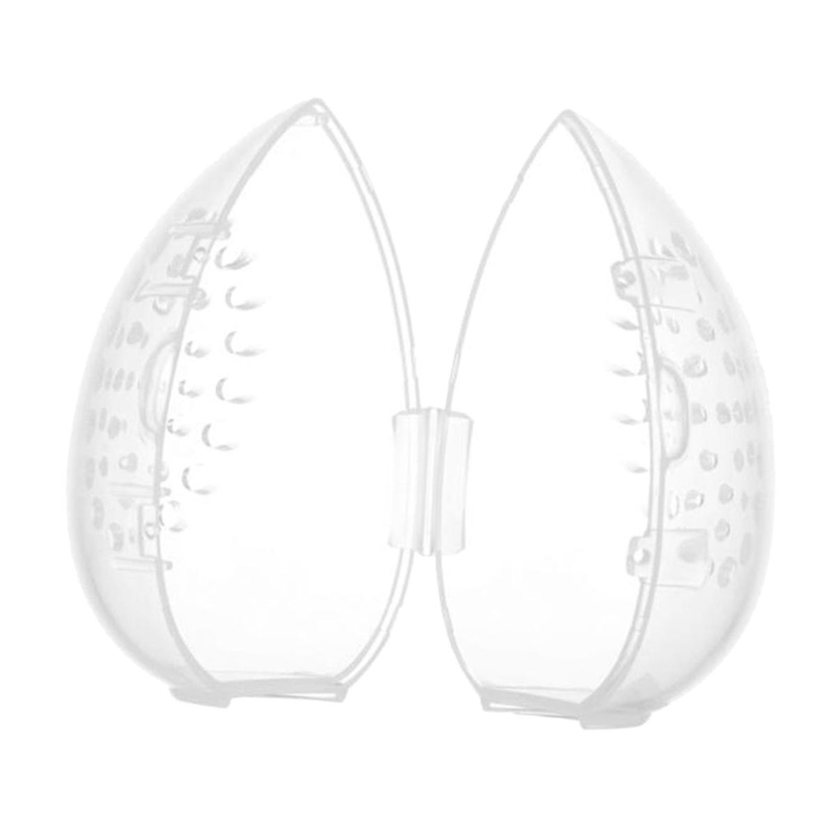 Beauty Egg Storage Box  Clear Carrying Case Holder  Puff