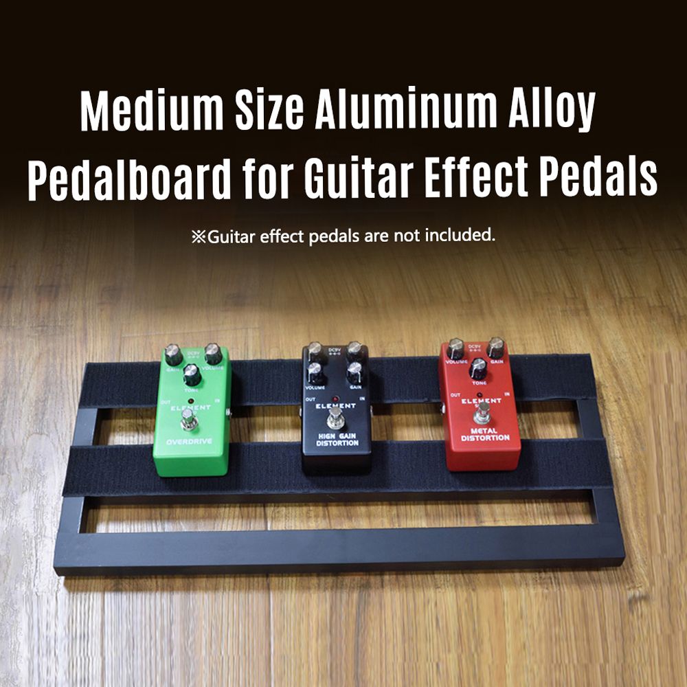 Medium Size Guitar Effect Pedal Board Aluminum Alloy