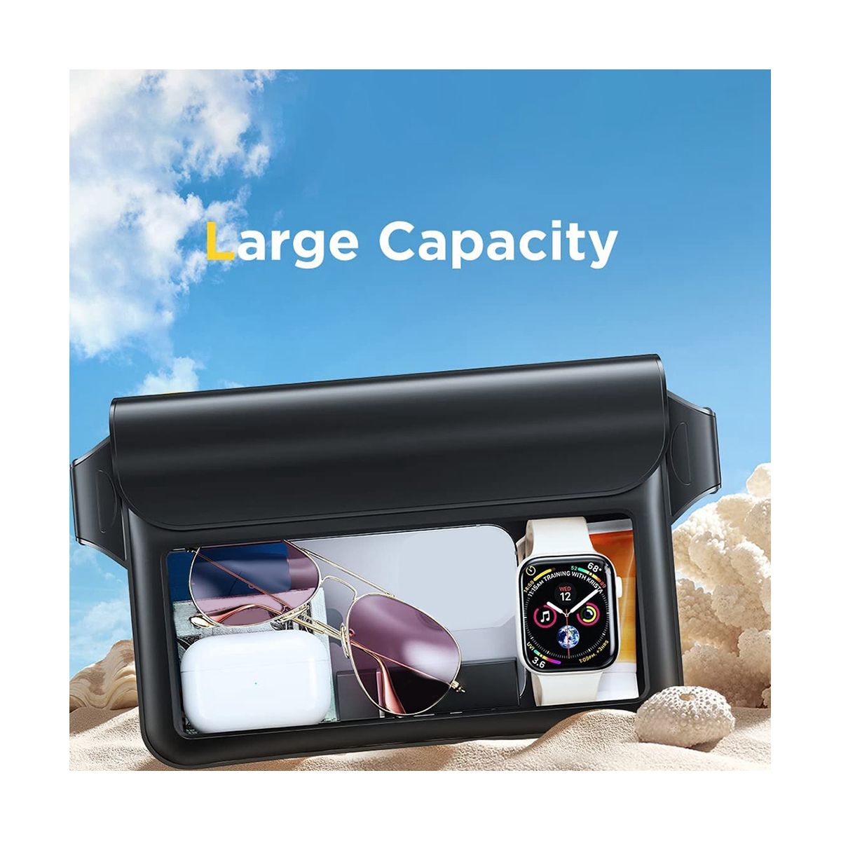 Waterproof Phone Pouch Bag, Keep Your Phone and Valuables