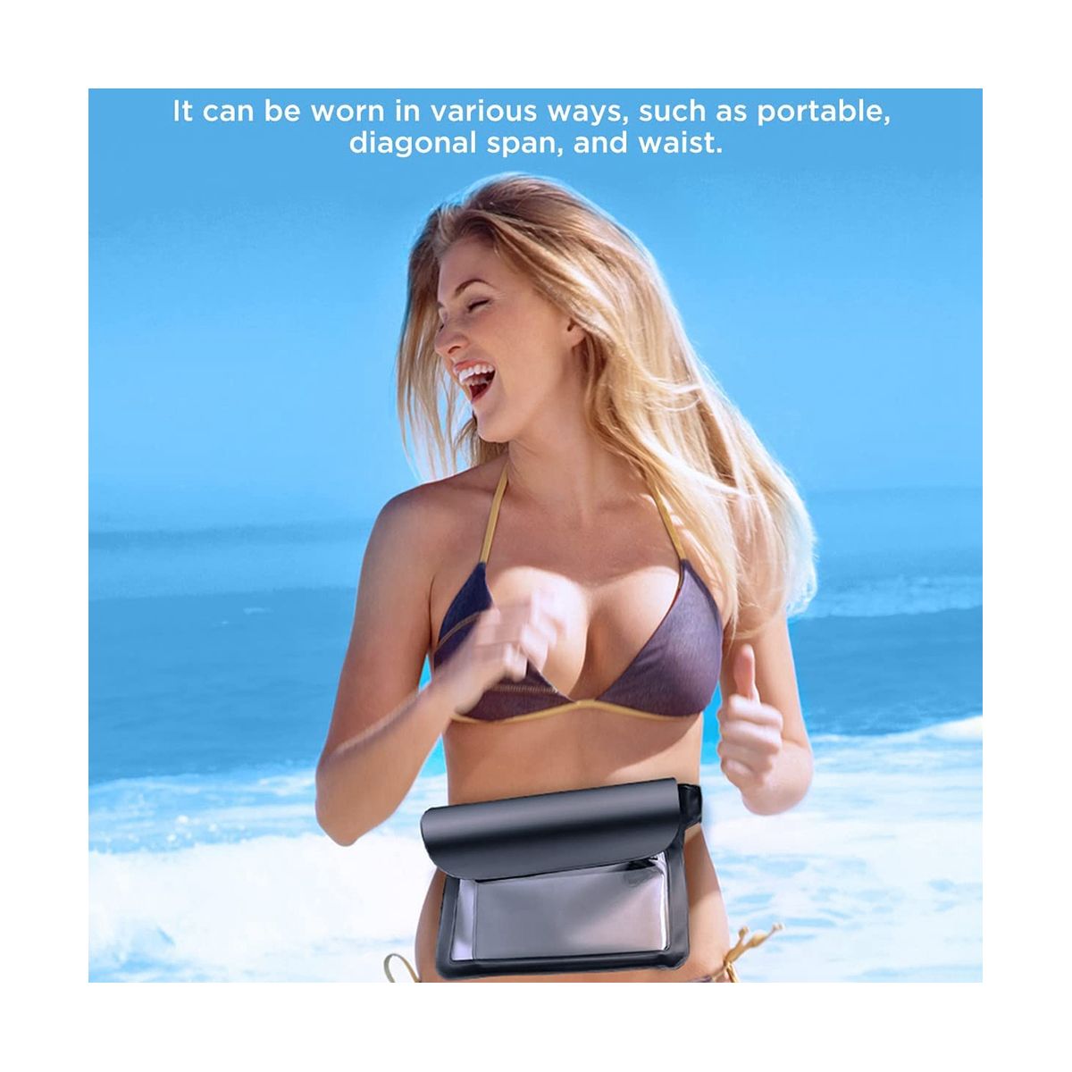 Waterproof Phone Pouch Bag, Keep Your Phone and Valuables