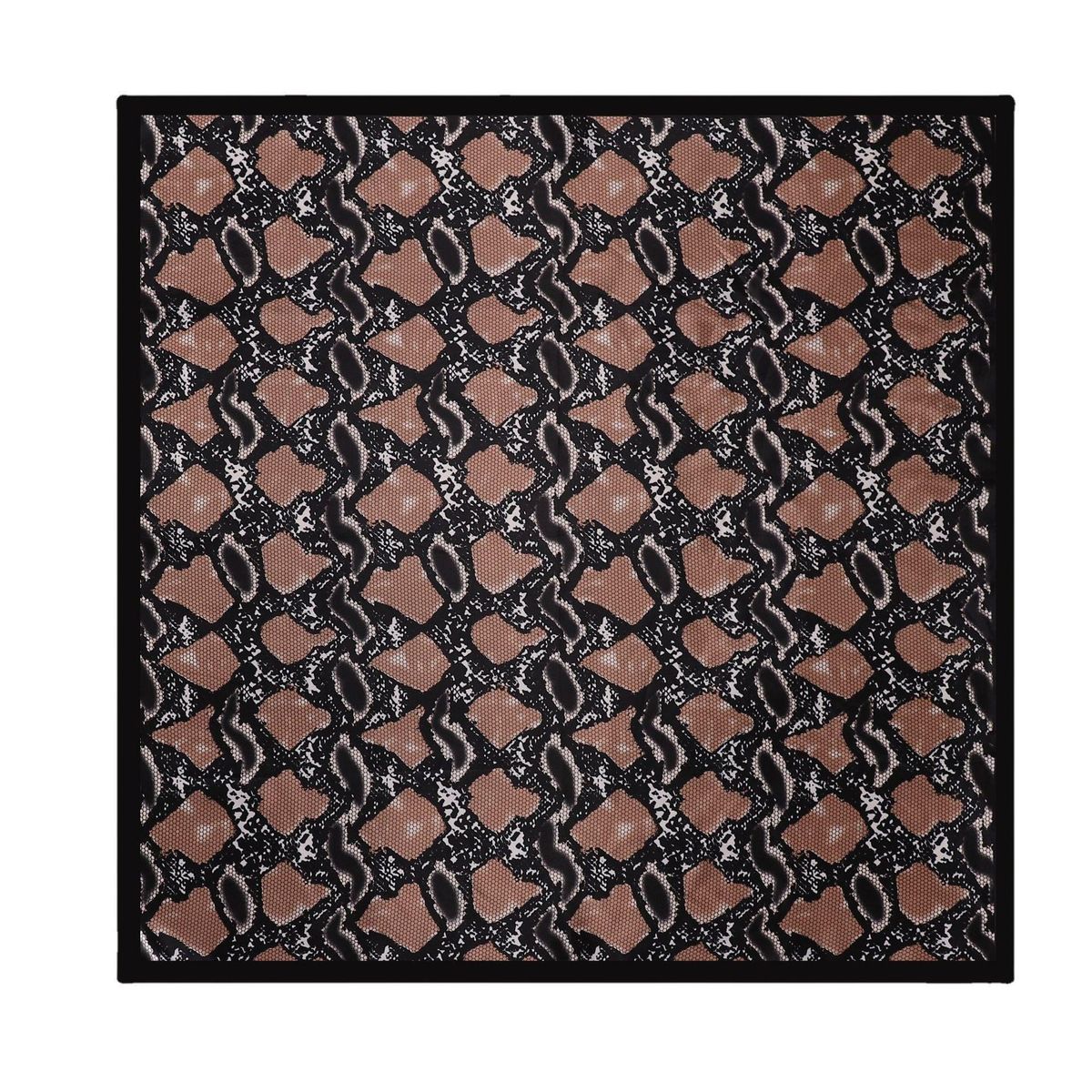 Scarf Women's Spring and Autumn Thin Fashion Vintage Ornament Silk Scarf Scarf Sunscreen Shawl Cotton Large Kerchief 90cm
