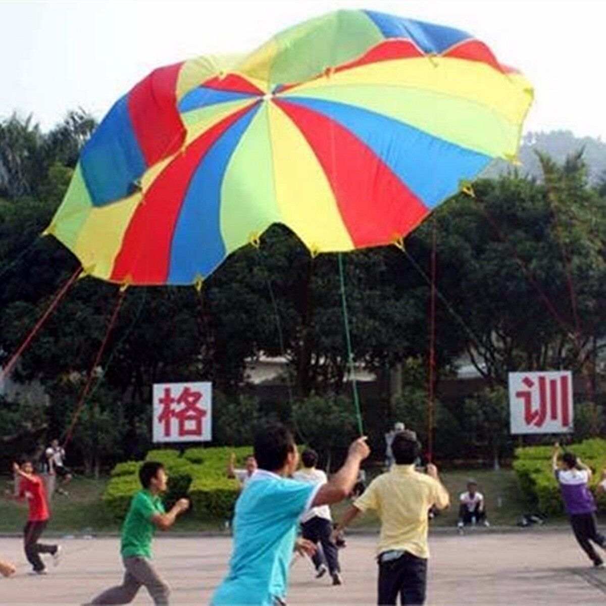 4m Kids Play Parachute Outdoor Game Exerclse Sport