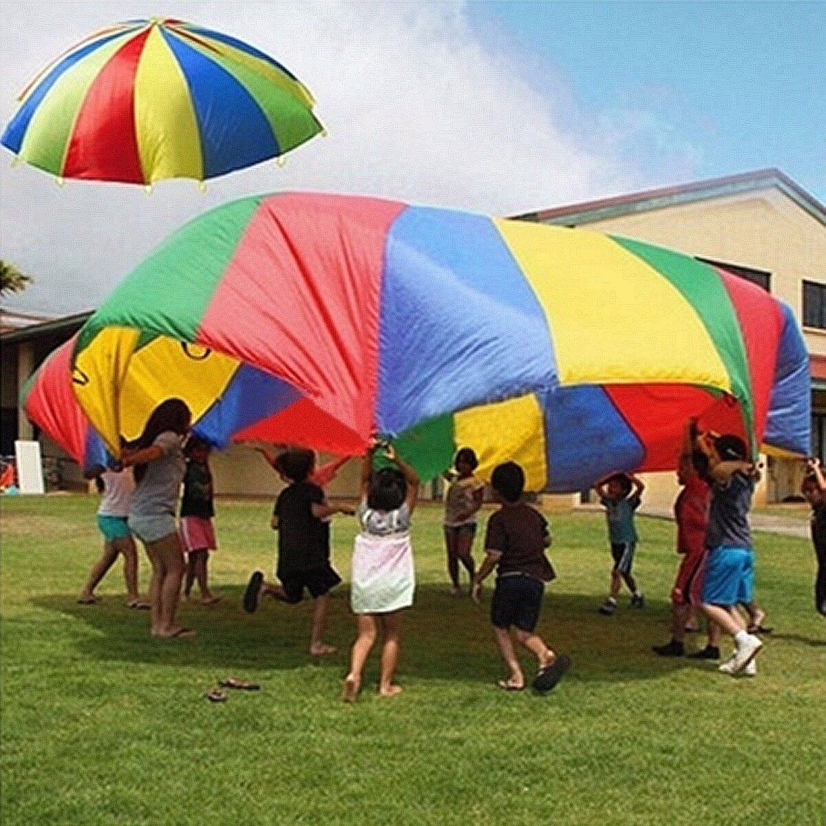 4m Kids Play Parachute Outdoor Game Exerclse Sport