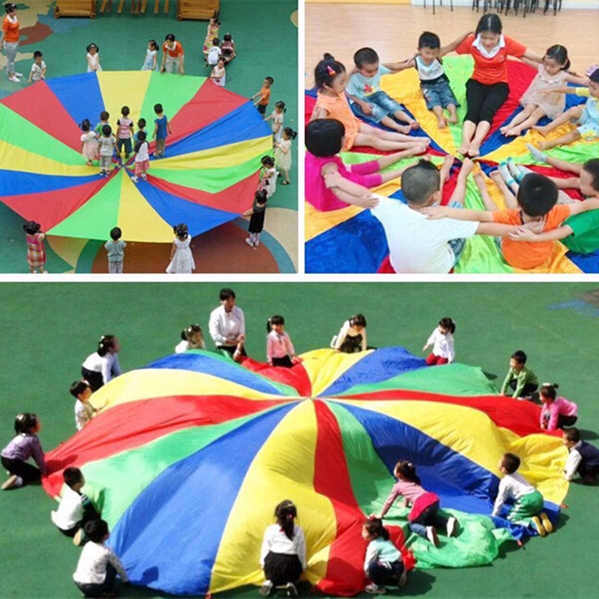4m Kids Play Parachute Outdoor Game Exerclse Sport