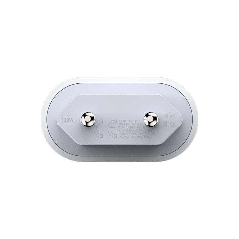 European standard 20WPD adapter suitable for Apple iphone13/14 mobile phone type-c pd fast charging head wholesale With packaging (without packaging) CTC 20W (2 meters)