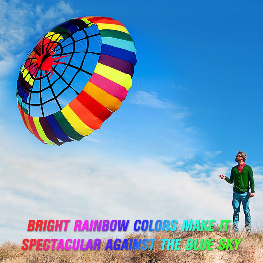 2m Large Kite Huge Rainbow Kite 78.7'' Colorful Kite Easy To