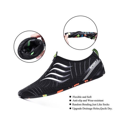 Boys' Swimming Shoes Sports Yoga Shoes Beach Shoes Black
