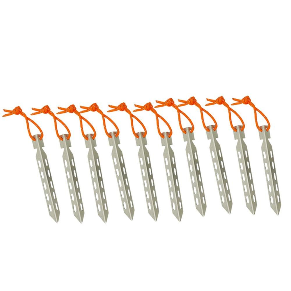 Tent Stakes Tent Nails V Shaped Design Outdoor Tent Accessories Stainless Steel Ground Nails
