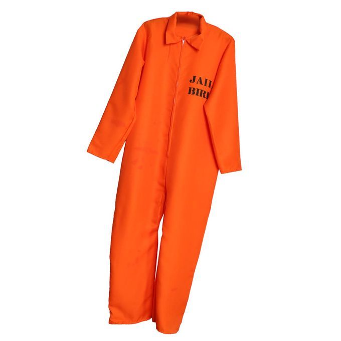 Prisoner Overall Jumpsuit Condemned Deer Party Party Costume Adult