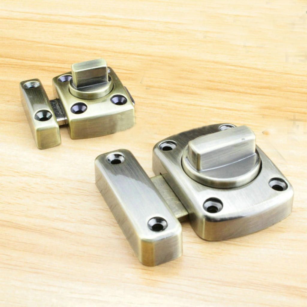 Shed Door Lock Turn Bolt Latch For Bathroom Bronze Size S