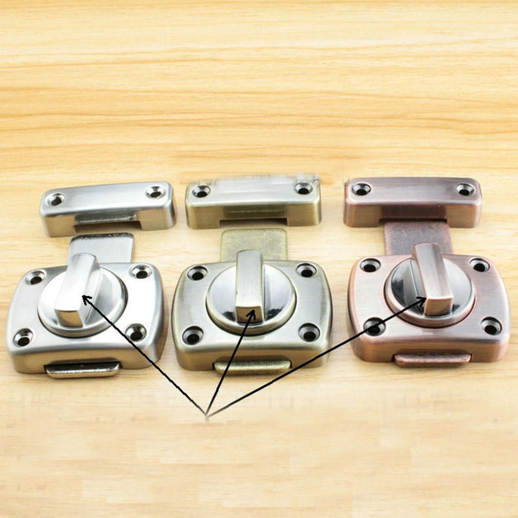 Shed Door Lock Turn Bolt Latch For Bathroom Bronze Size S