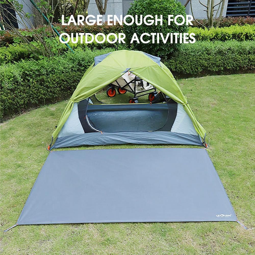 Waterproof Tear-resistant Tent Tarp Thicken Picnic Tarp Tent Mat Hard-wearing Beach Pad for Hiking Traveling Backpacking