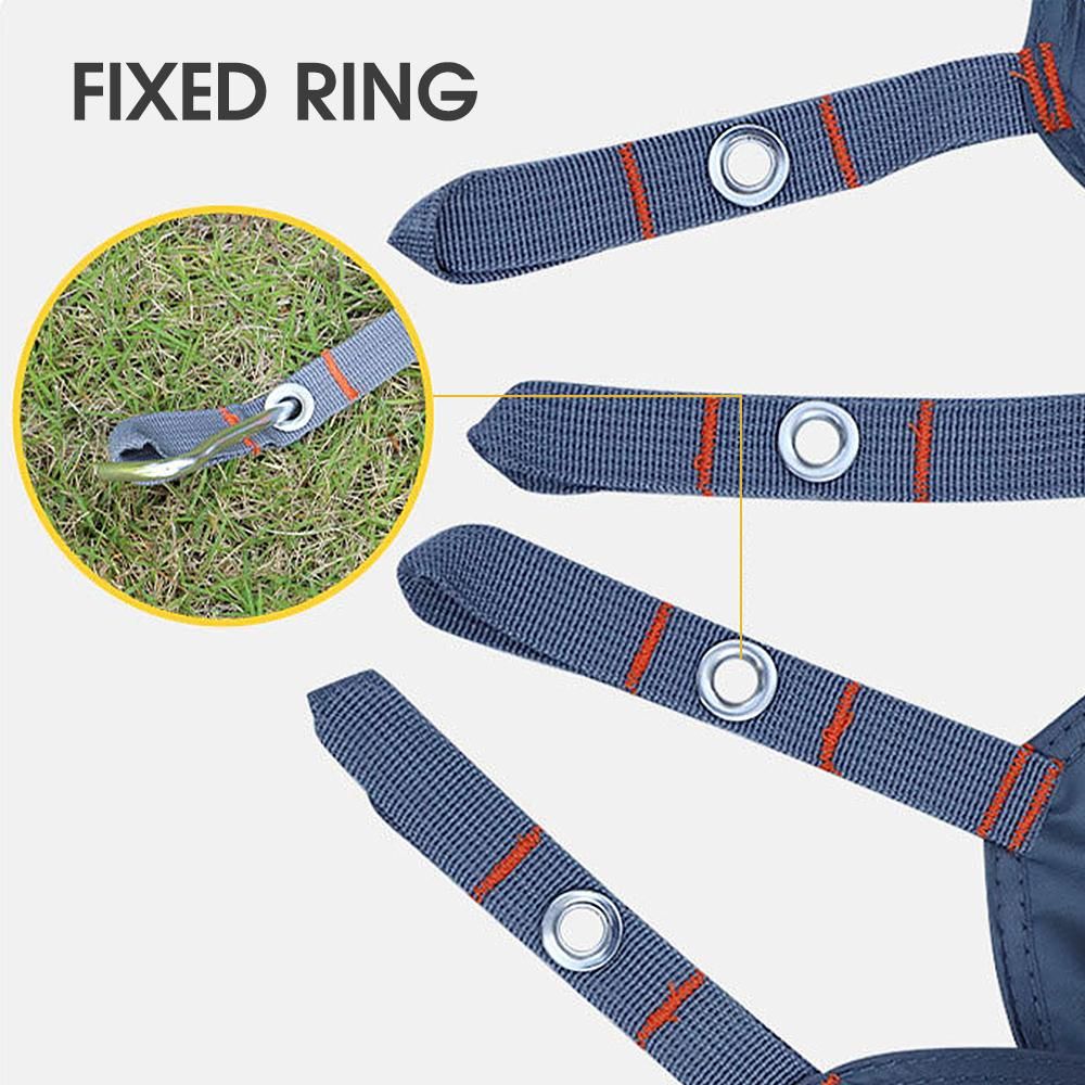 Waterproof Tear-resistant Tent Tarp Thicken Picnic Tarp Tent Mat Hard-wearing Beach Pad for Hiking Traveling Backpacking