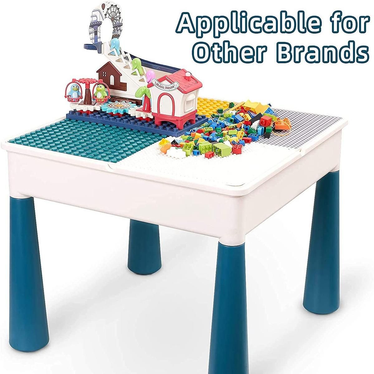 Penguin Slide Building Blocks Set Electric Marble Race