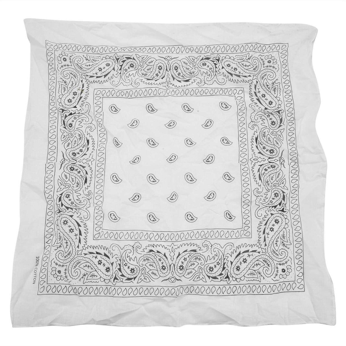 Paisley bandanas set of 3 - Headband cashmere cotton scarf,
