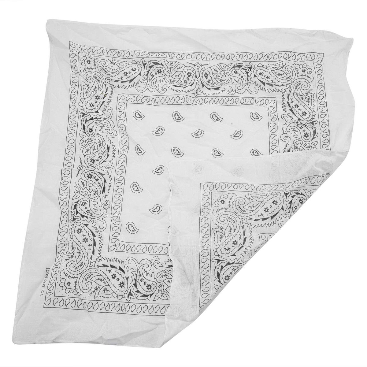 Paisley bandanas set of 3 - Headband cashmere cotton scarf,