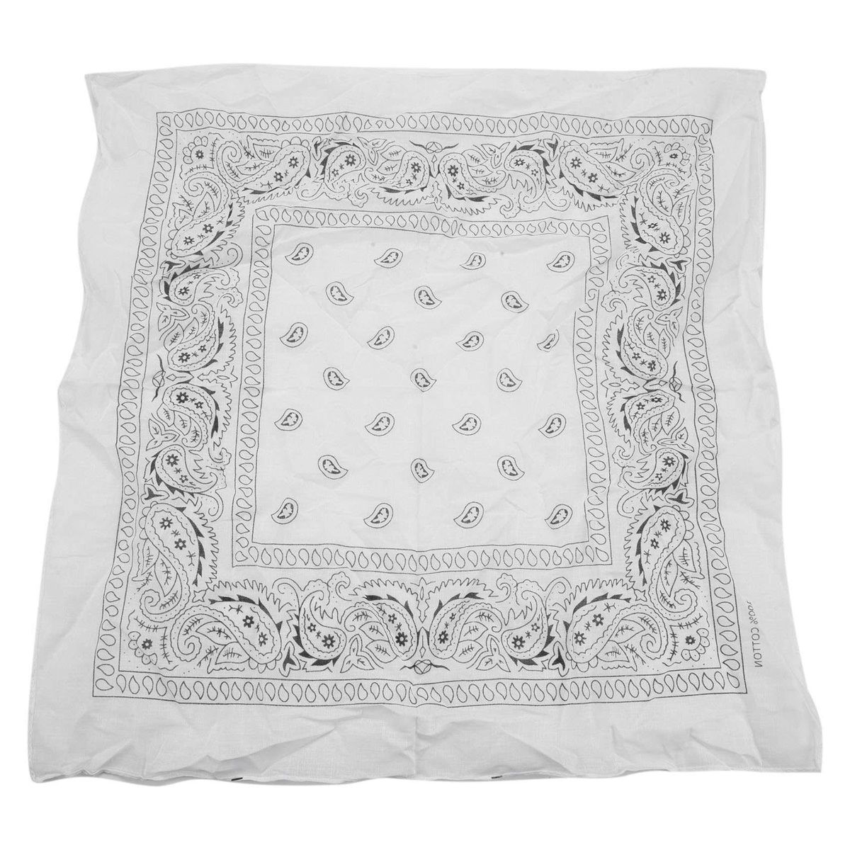 Paisley bandanas set of 3 - Headband cashmere cotton scarf,