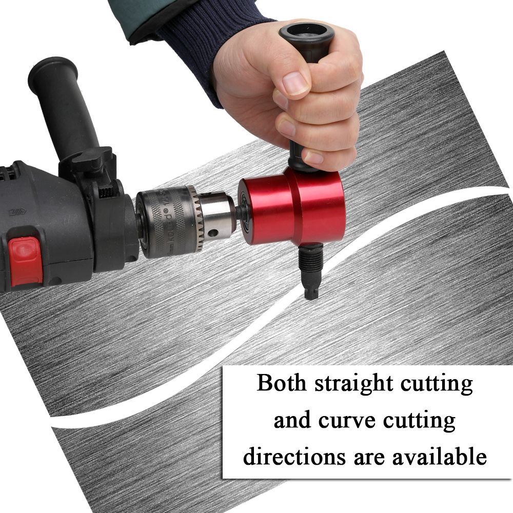 Double-headed Sheet Metal Nibbler Cutter 360 Degree