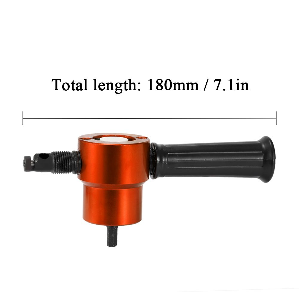 Double-headed Sheet Metal Nibbler Cutter 360 Degree