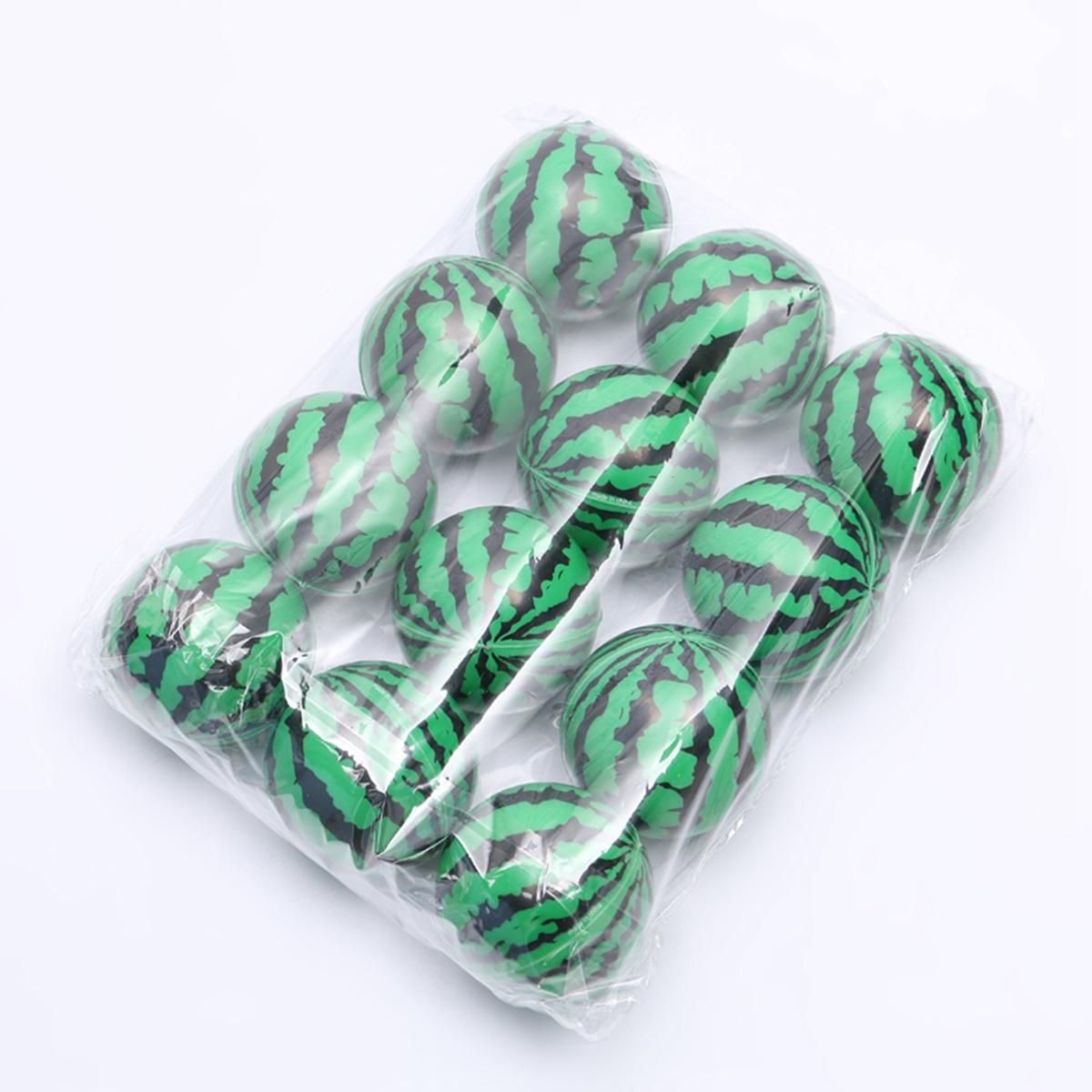 12 Pcs 6.3Cm Green Melon Foam Ball Squeeze Stress