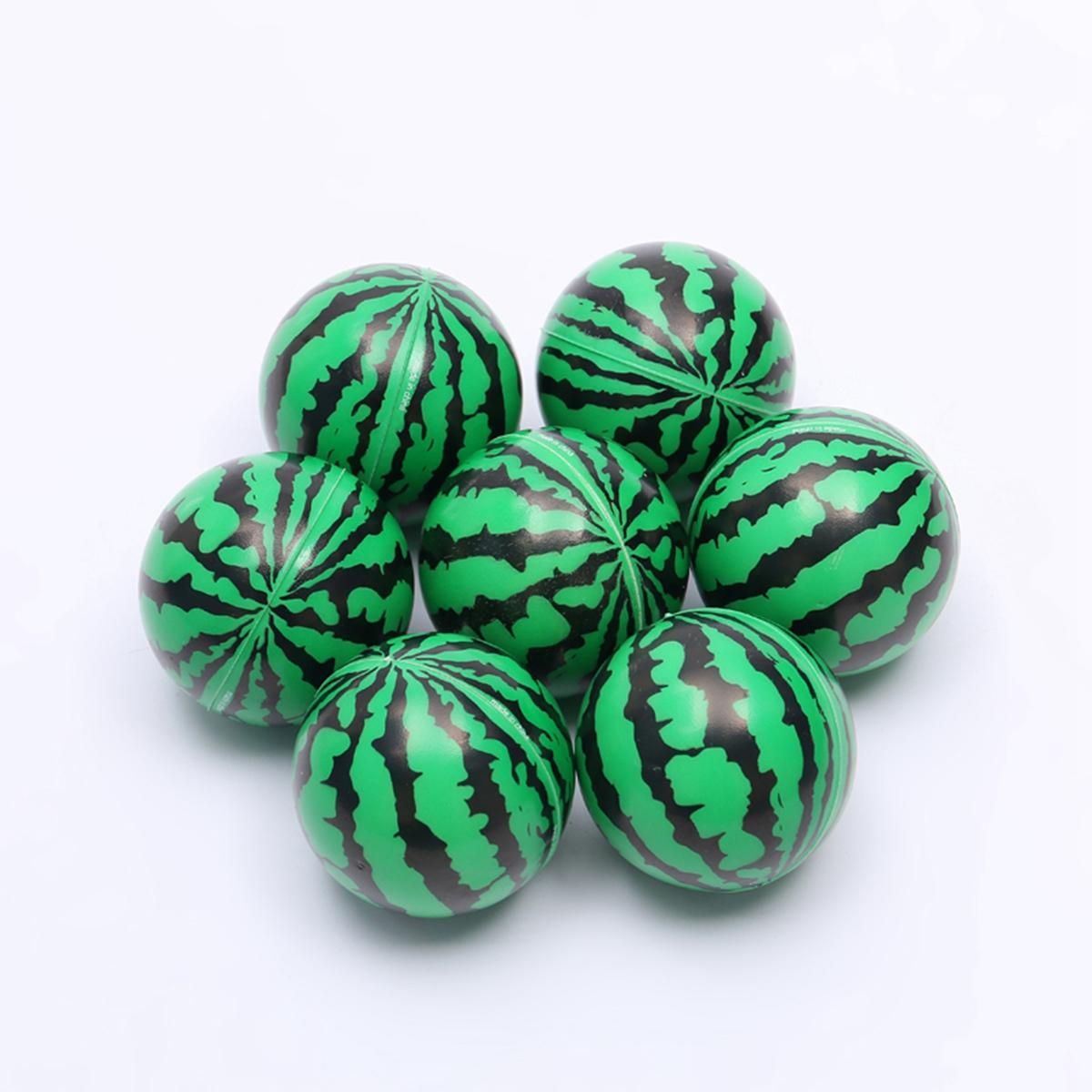 12 Pcs 6.3Cm Green Melon Foam Ball Squeeze Stress