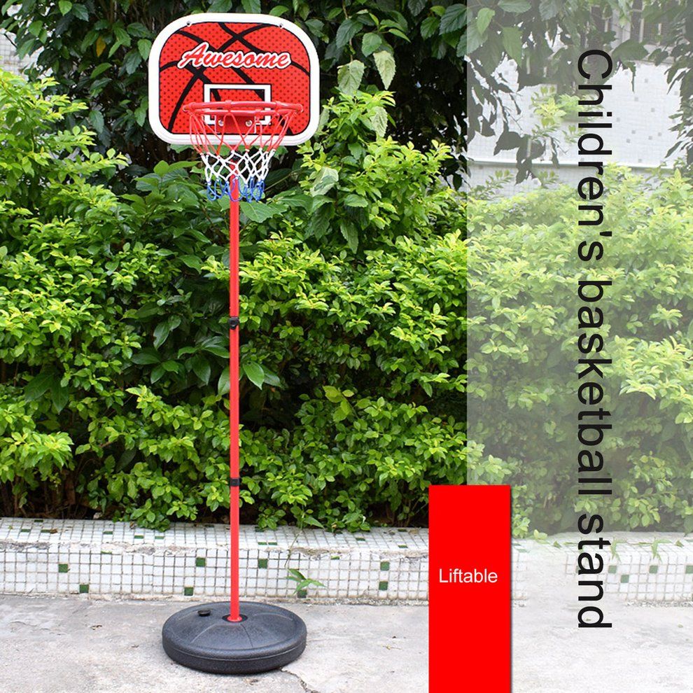 Basketball Hoop And Stand Adjustable Height Outdoor Ba Kyard Basketball Games-orange-1.2m
