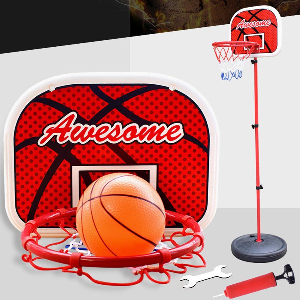 Basketball Hoop And Stand Adjustable Height Outdoor Ba Kyard Basketball Games-orange-1.2m